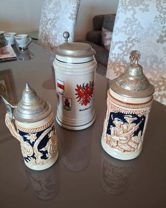 3 boccali da birra