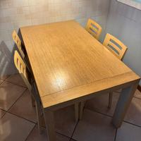 Tavolo Calligaris cucina allungabile + 4 sedie