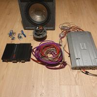 Impianto audio auto completo