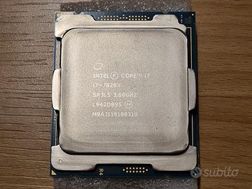 Intel i7 7820X 8 core 16 thread