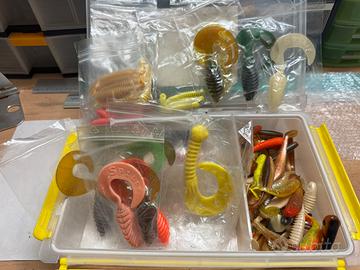 Artificiali in sellicone artigianali bas e luccio