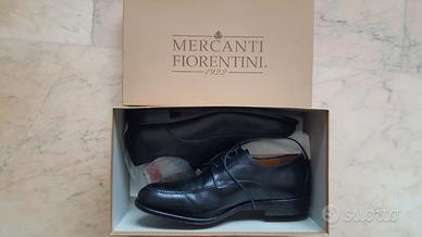 scarpe cerimonia 42, nero, pelle e cuoio
