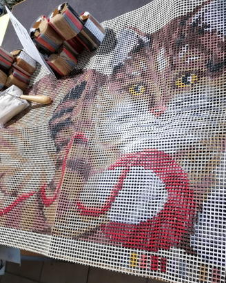 Vervaco kit Tappeto A Punto Annodato Gatto