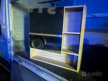 Specchiera bagno con mobiletto