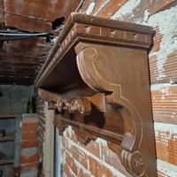 Attaccapanni a muro in legno