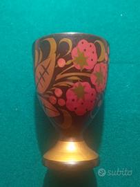 portauovo russo in legno da collezione 