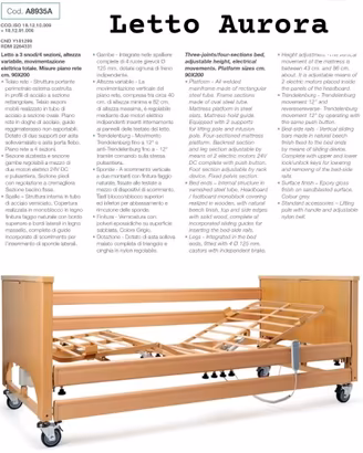 Letto motorizzato per disabili