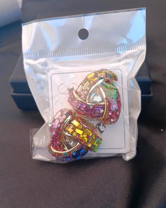 orecchini Triangolo multicolor