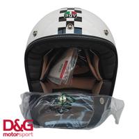Casco Jet AGV RP60 Multi Checker Flag Bianco TG S