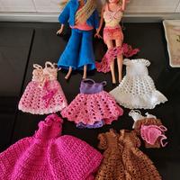 2 Barbie + vestiti di ricambio (1995/2005)
