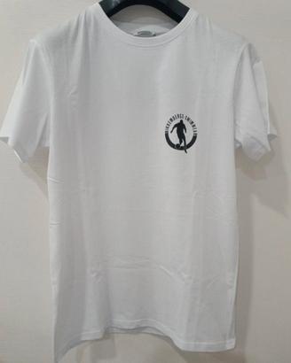 T-shirt uomo bianca Bikkembergs taglia L