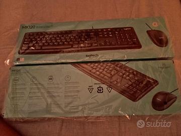 MK-120 Tastiera+mouse Logitech a filo 