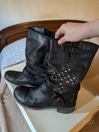 Stivaletti in vera pelle 