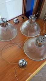 Lampadario sospeso c/cavo acciaio