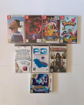 Giochi Nintendo Switch, Psp e 3DS