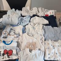 lotto 0-3 mesi maschio nr 14 capi 45 euro