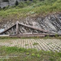 capriata in larice lunga 12 metri