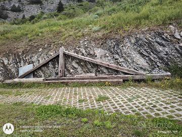 capriata in larice lunga 12 metri