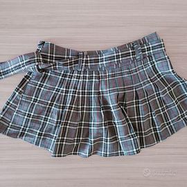 Minigonna imperial plissettata taglia S