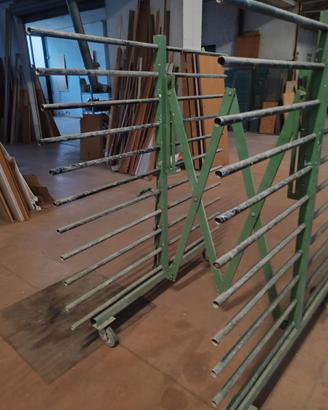 Carrello per verniciatura a croce