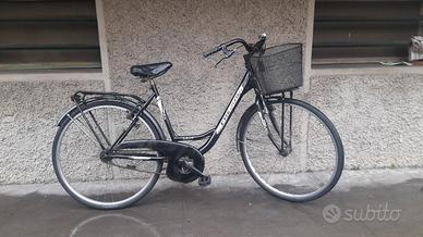 donna ragazza 26 con cestino pronta all'uso 