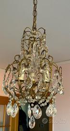 Lampadario Antico in cristallo 