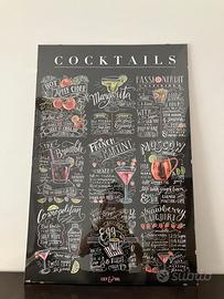 Poster Lily & Val “Cocktails” con cornice