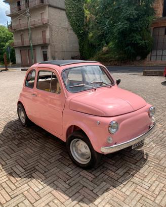 Fiat 500 epoca anno 1971 serie F rosa