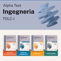 Alpha Test Ingegneria TOLC-I 2026-2027 Kit 4 libri
