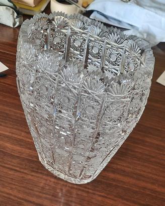 Vaso in cristallo di Boemia