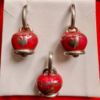 Orecchini e ciondolo Et Voilà Campanelle Argento