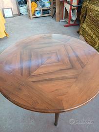 tavolo diametro 120 in noce