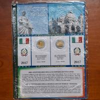 Fogli Raccoglitore per Monete Euro Commemorative