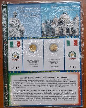 Fogli Raccoglitore per Monete Euro Commemorative