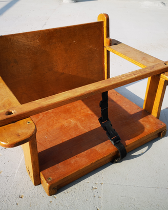 Seggiolino legno x altalene