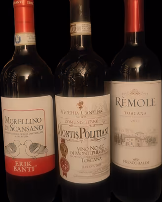 Vini rossi Toscana