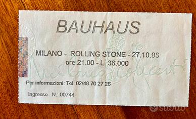 Biglietto da collezione Bauhaus