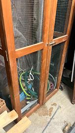 Gabbia Terrario in legno  per tartarughe rettili