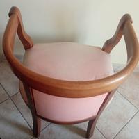 Poltroncina rosa stile classico romantico 💓
