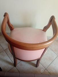 Poltroncina rosa stile classico romantico 💓