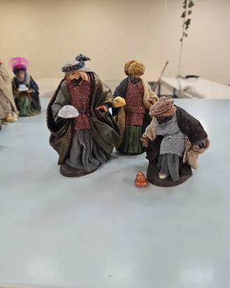 3 Re Magi Terracotta Napoli 12 cm