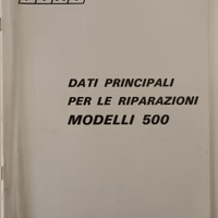Manuale dati tecnici FIAT 500 e 500 L