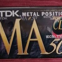 1 musicassetta TDK MA 50 - posizione Metal - nuova