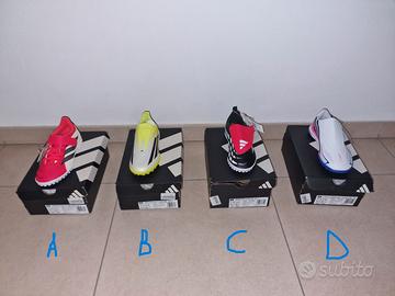 Scarpe scarpette calcetto ADIDAS per bambino NUOVE