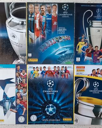 08 album panini  cui 06 champions league  02 vari