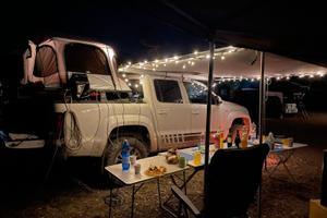 Kit pista campeggio in pista motocross