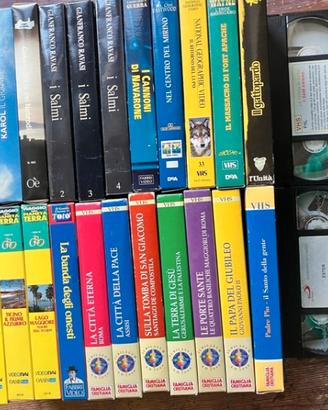 25 VHS FILM VARI RELIGIOSI E NON TUTTE ORIGINALI
