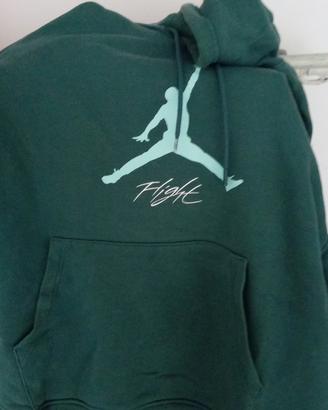 felpa jordan verde taglia XL