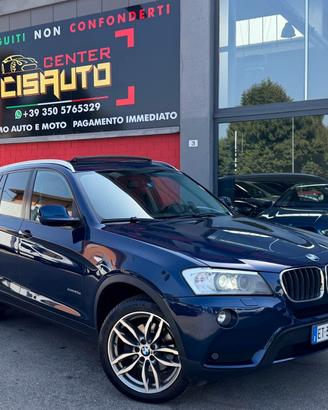 BMW X3 X-DRIVE 20D 2.0 ELETTA 184 CV - FULL LED, P