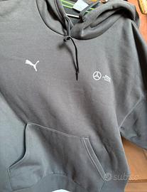 Felpa Puma con cappuccio Mercedes con etichetta